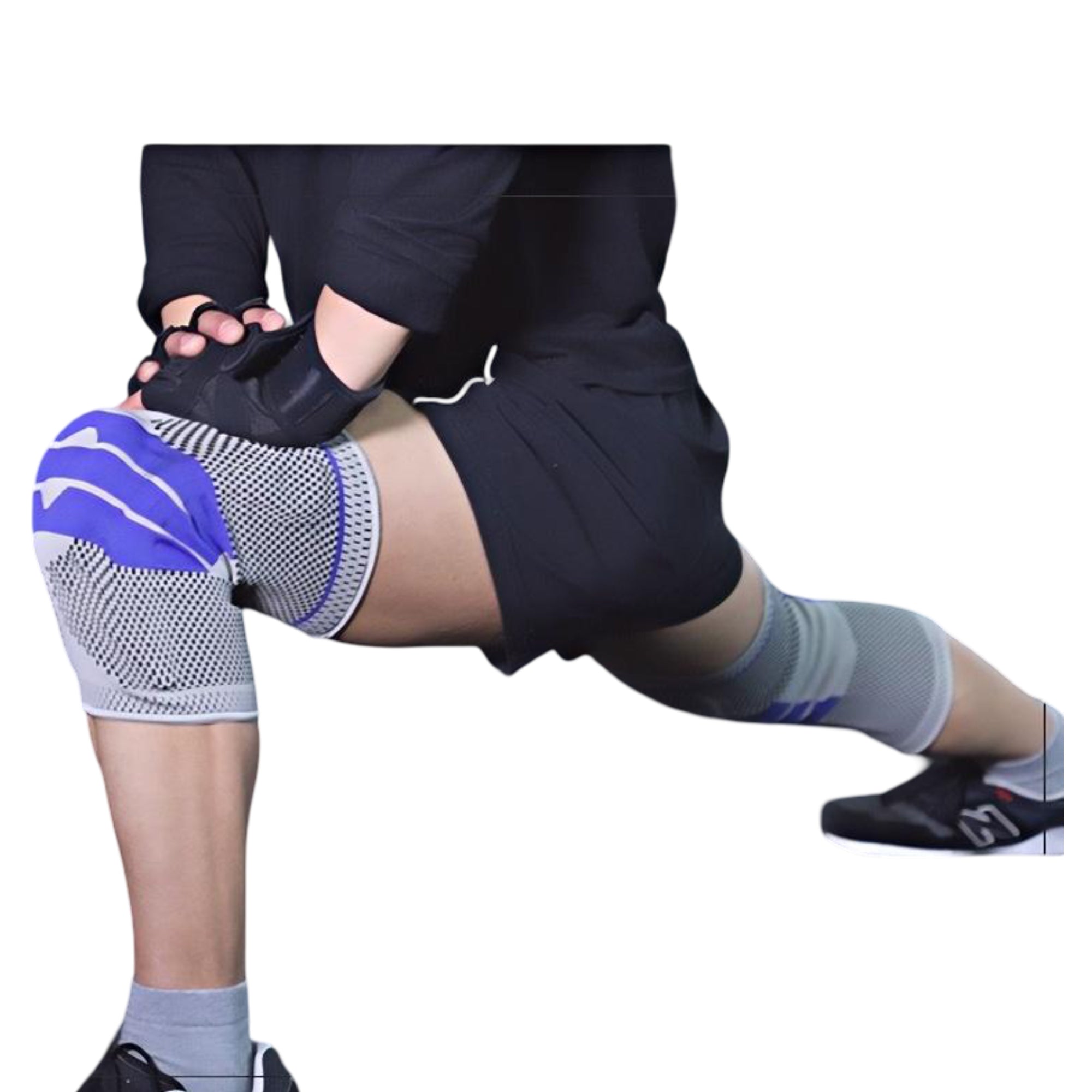 Anna-Kaci 1 Pc Volleyball Knee Compression Sleeves with Targeted Support and Breathable Athletic Fit