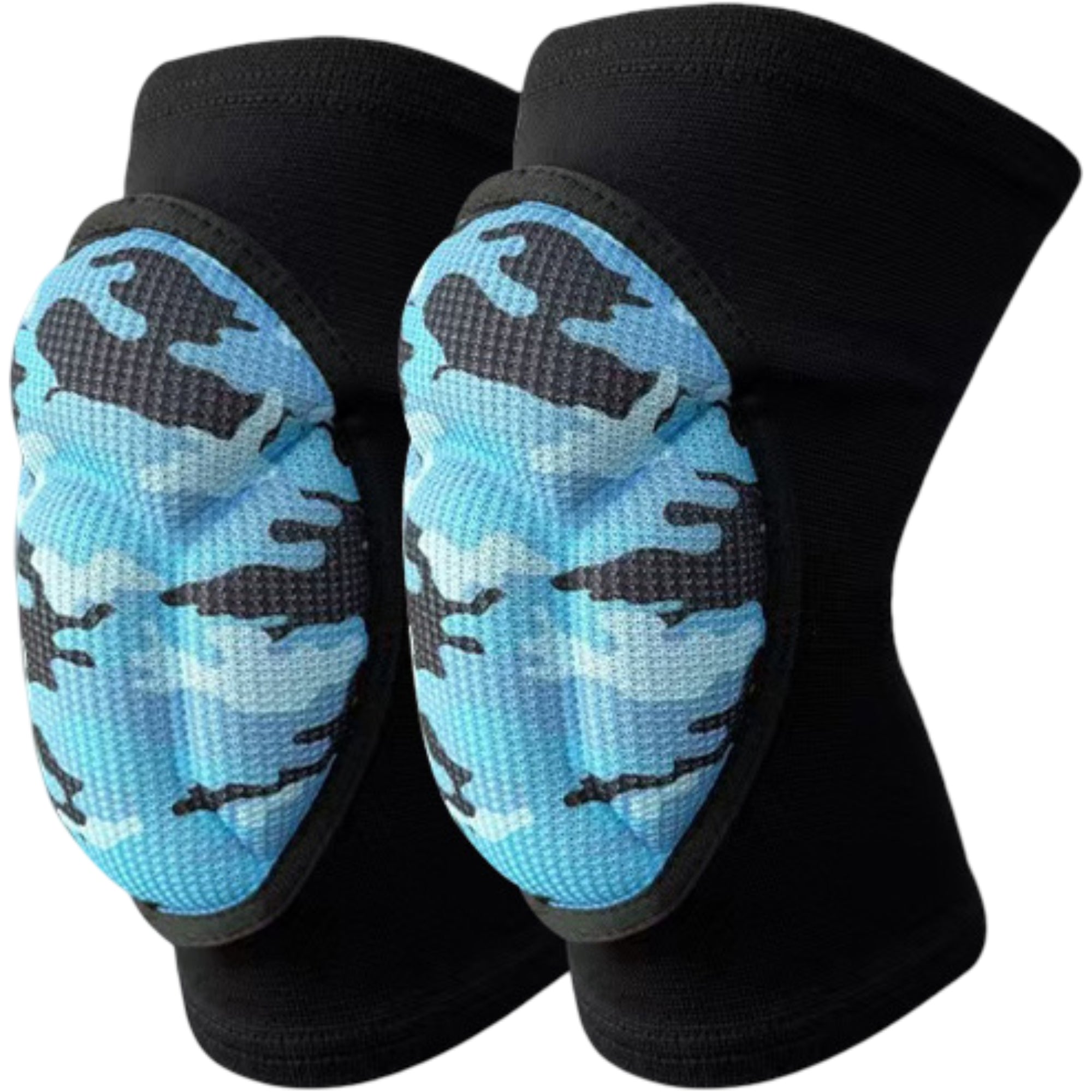 Anna-Kaci 2 Pc Volleyball Knee Pads with Thick Shock Absorbing Cushion and Stretch Compression Sleeve Fit