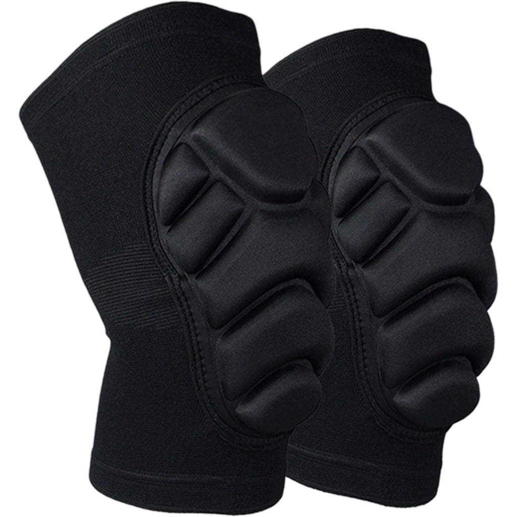 Anna-Kaci Volleyball Knee Pads 2 Pc with Thick Shock Absorbing Cushion and Stretch Compression Sleeve Fit