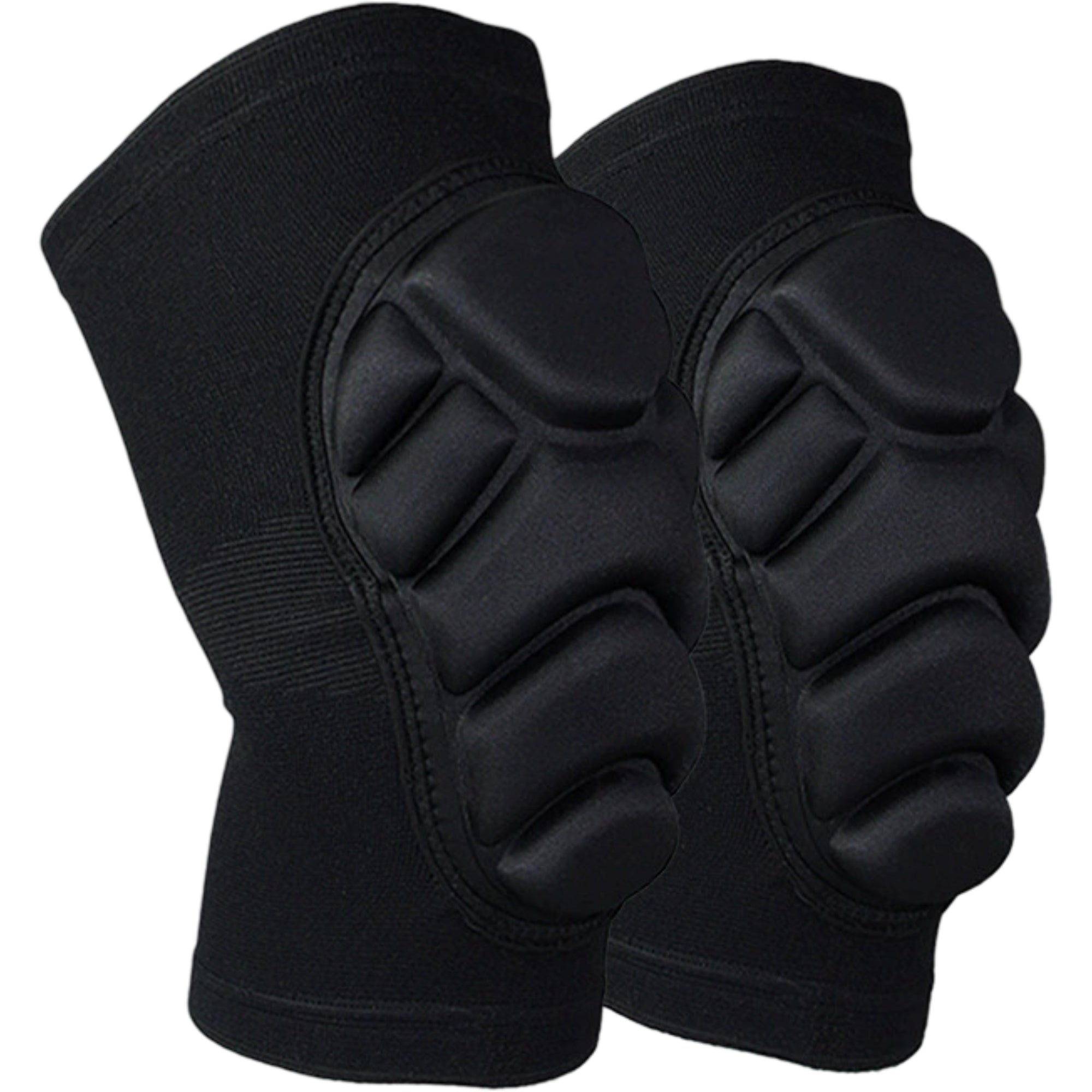 Anna-Kaci Volleyball Knee Pads 2 Pc with Thick Shock Absorbing Cushion and Stretch Compression Sleeve Fit