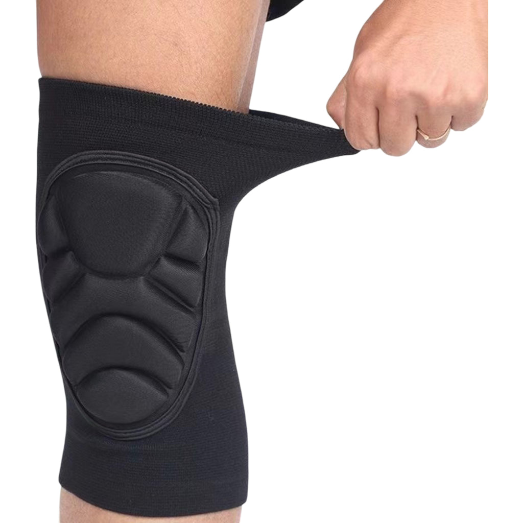 Anna-Kaci Volleyball Knee Pads 2 Pc with Thick Shock Absorbing Cushion and Stretch Compression Sleeve Fit