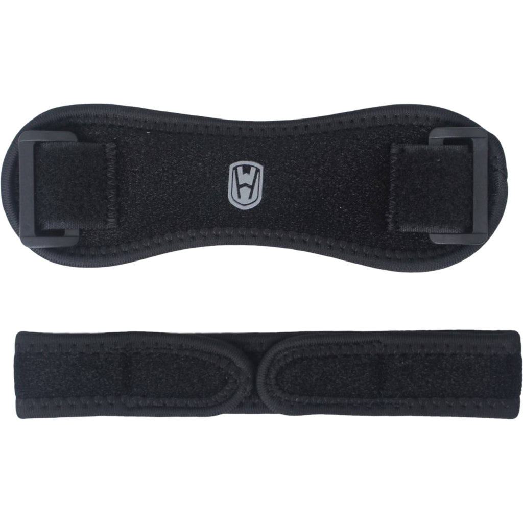 Anna-Kaci Patella Tendon Knee Straps 2 Pc with Adjustable Compression and Non Slip Support