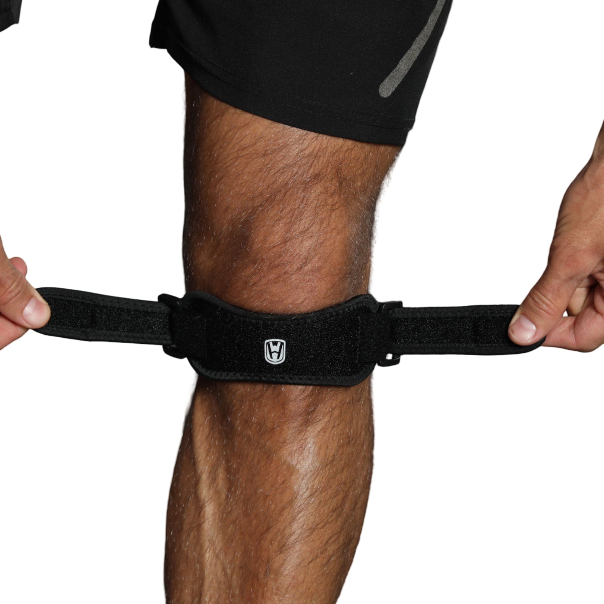 Anna-Kaci Patella Tendon Knee Straps 2 Pc with Adjustable Compression and Non Slip Support