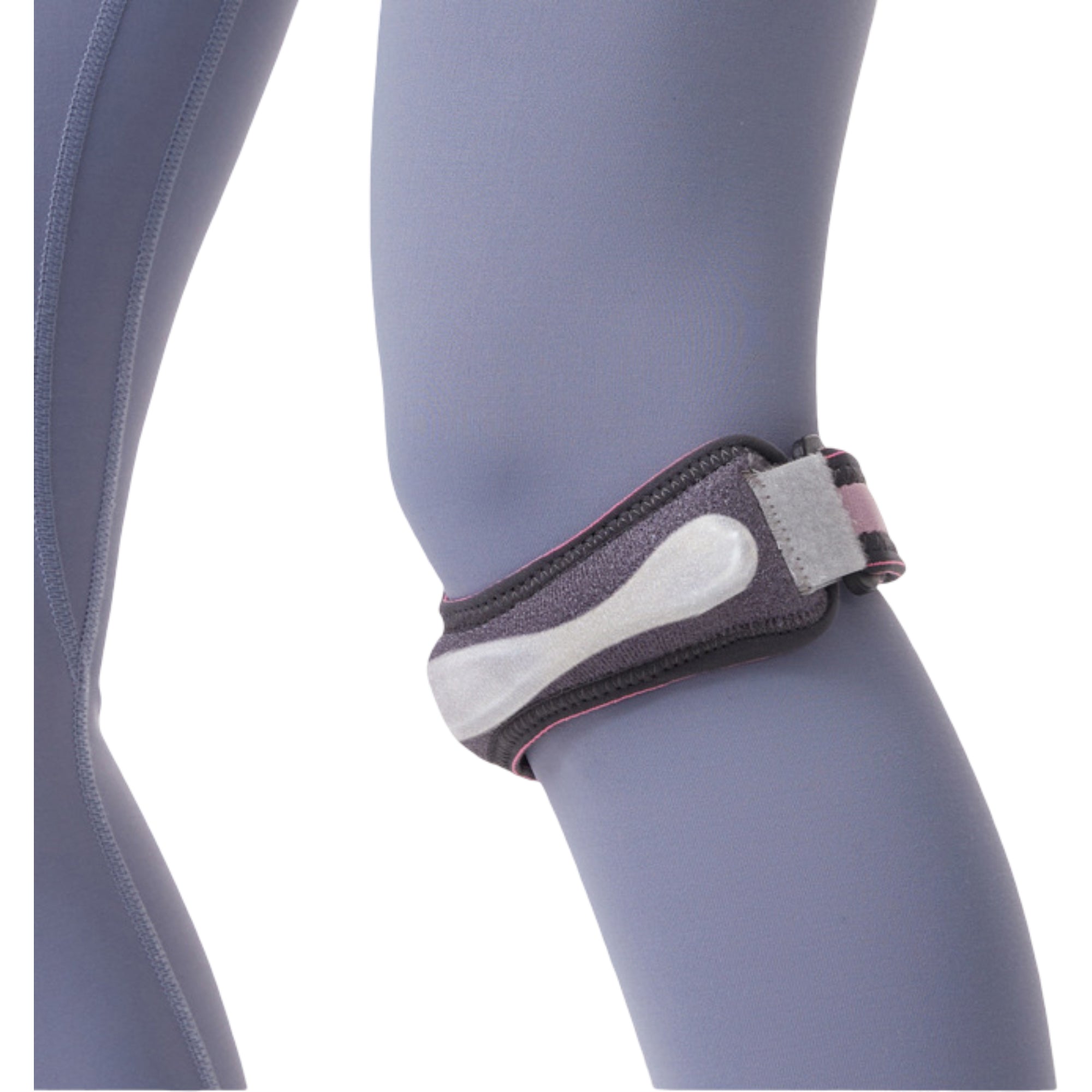 Anna-Kaci Adjustable Patella Knee Strap 1 Pc with Dual Compression Support for Running and Workouts