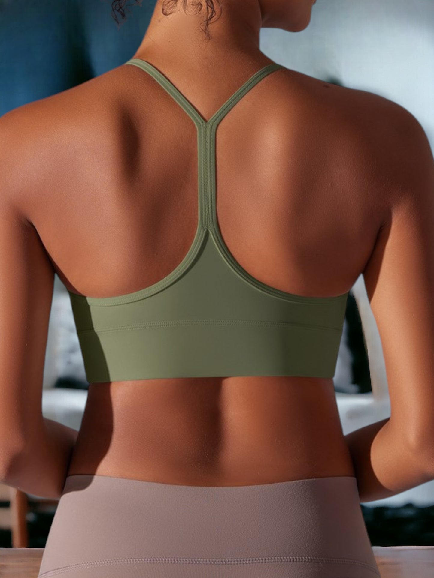 Sujetador deportivo para yoga con espalda en forma de I