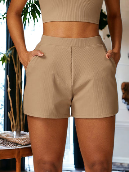 Threaded Quick-Drying  Running And Fitness Yoga Shorts