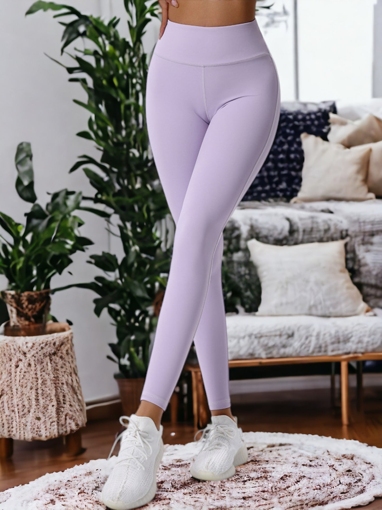 Pantalones de yoga de cintura alta que realzan los glúteos