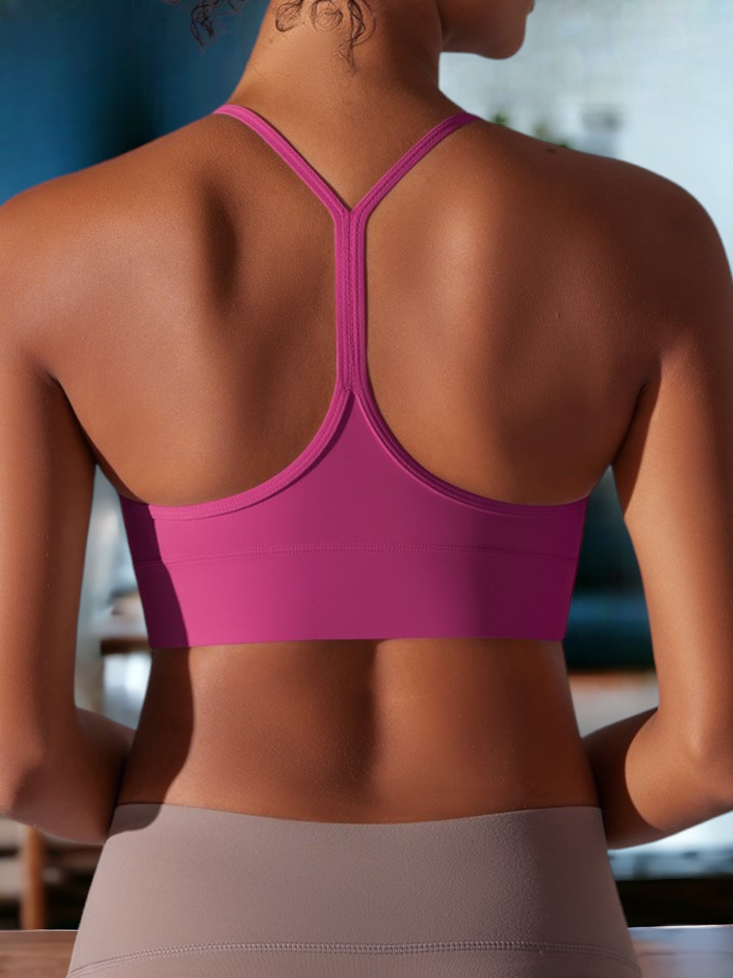 Sujetador deportivo para yoga con espalda en forma de I