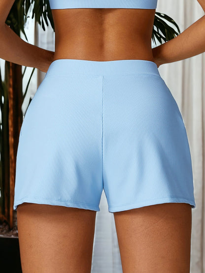 Threaded Quick-Drying  Running And Fitness Yoga Shorts