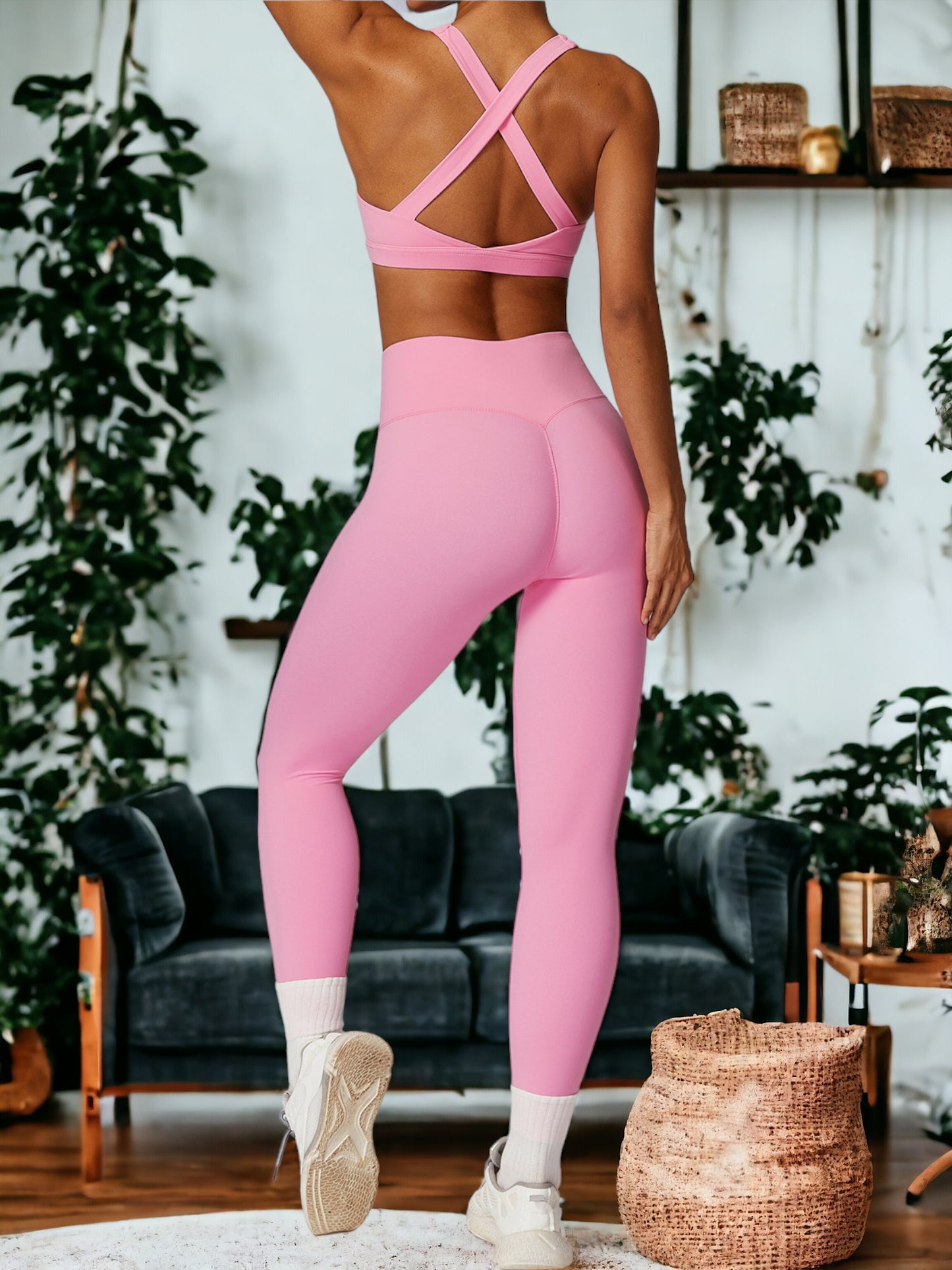 Traje de fitness ajustado y de secado rápido para adelgazar la espalda