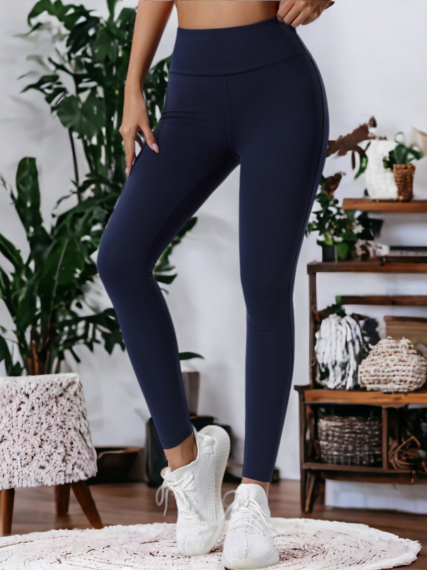 Pantalones de yoga de cintura alta que realzan los glúteos