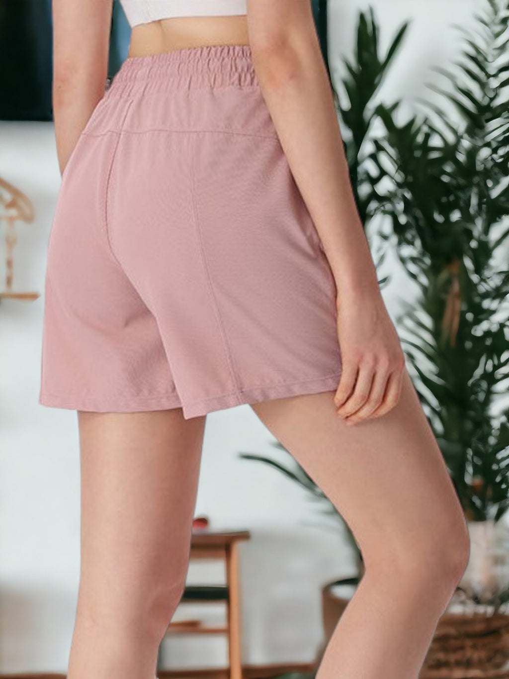Pantalones cortos de yoga de una sola capa, transpirables y de secado rápido