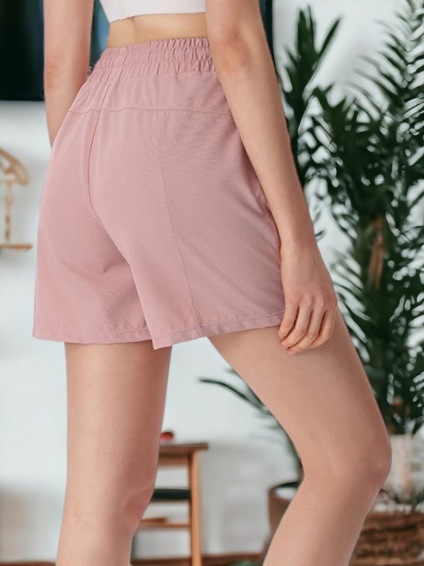 Pantalones cortos de yoga de una sola capa, transpirables y de secado rápido
