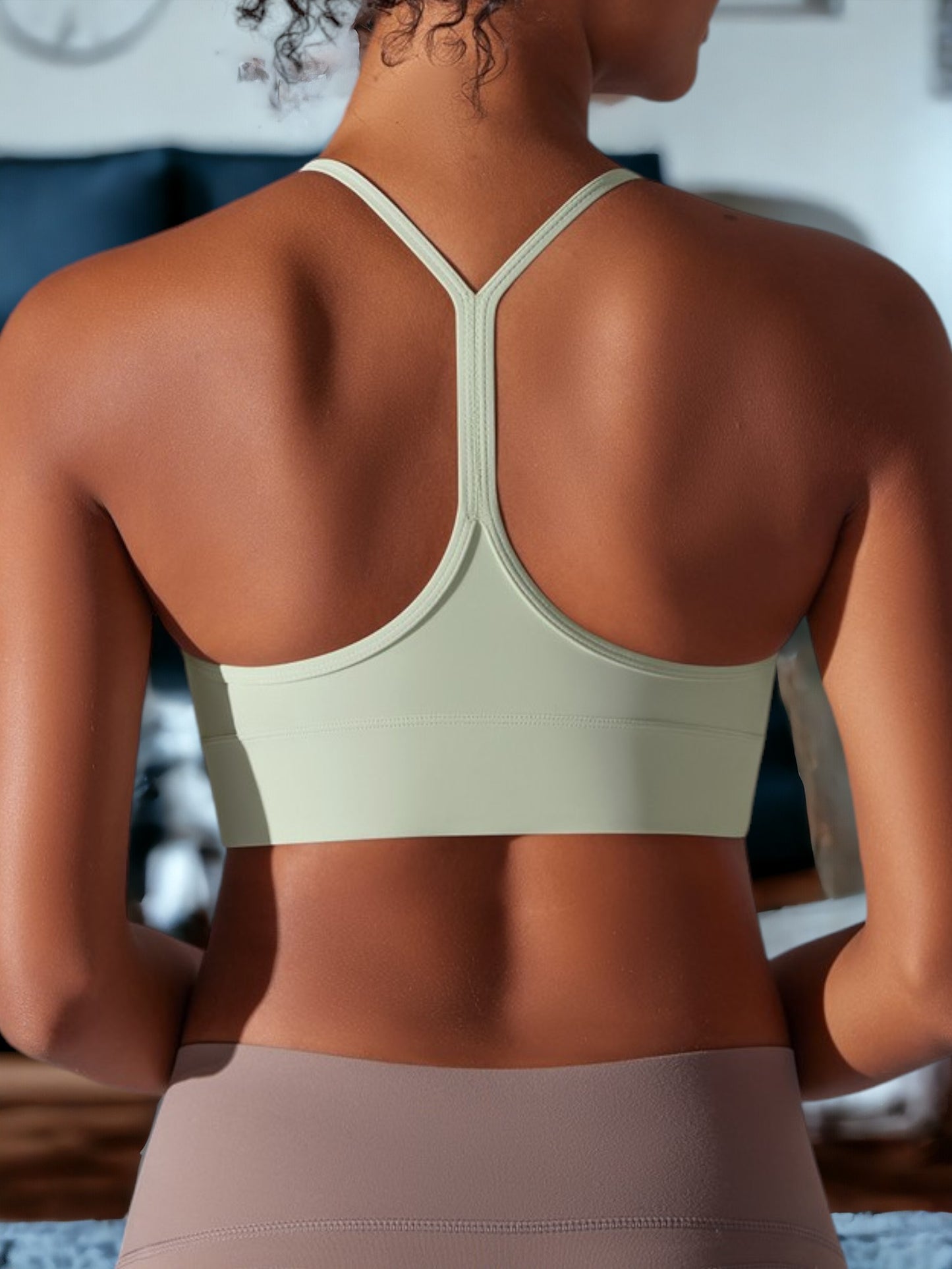 Sujetador deportivo para yoga con espalda en forma de I