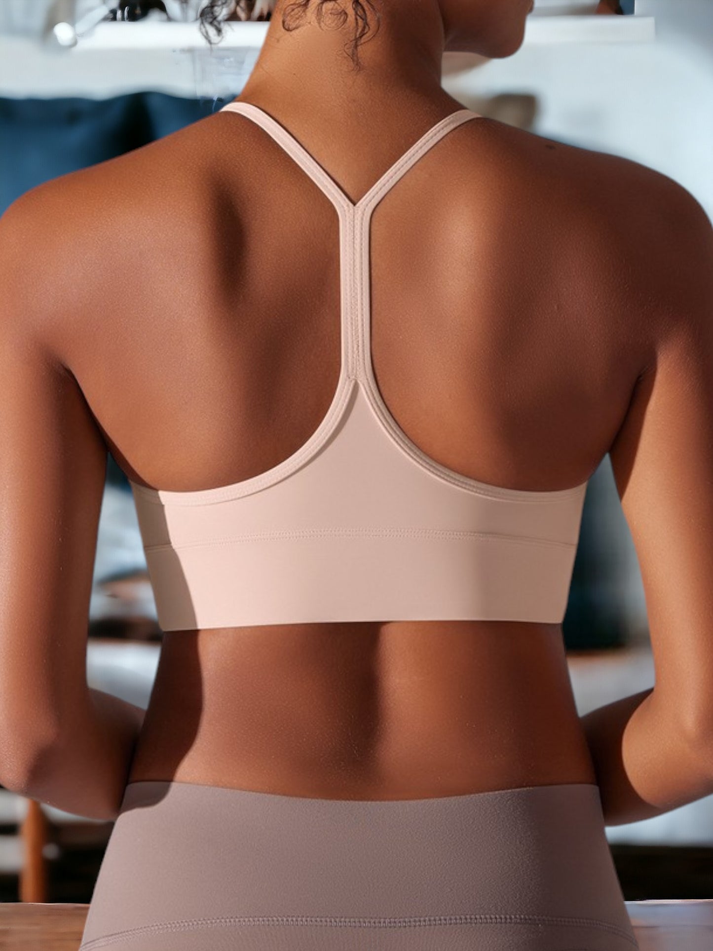 Sujetador deportivo para yoga con espalda en forma de I