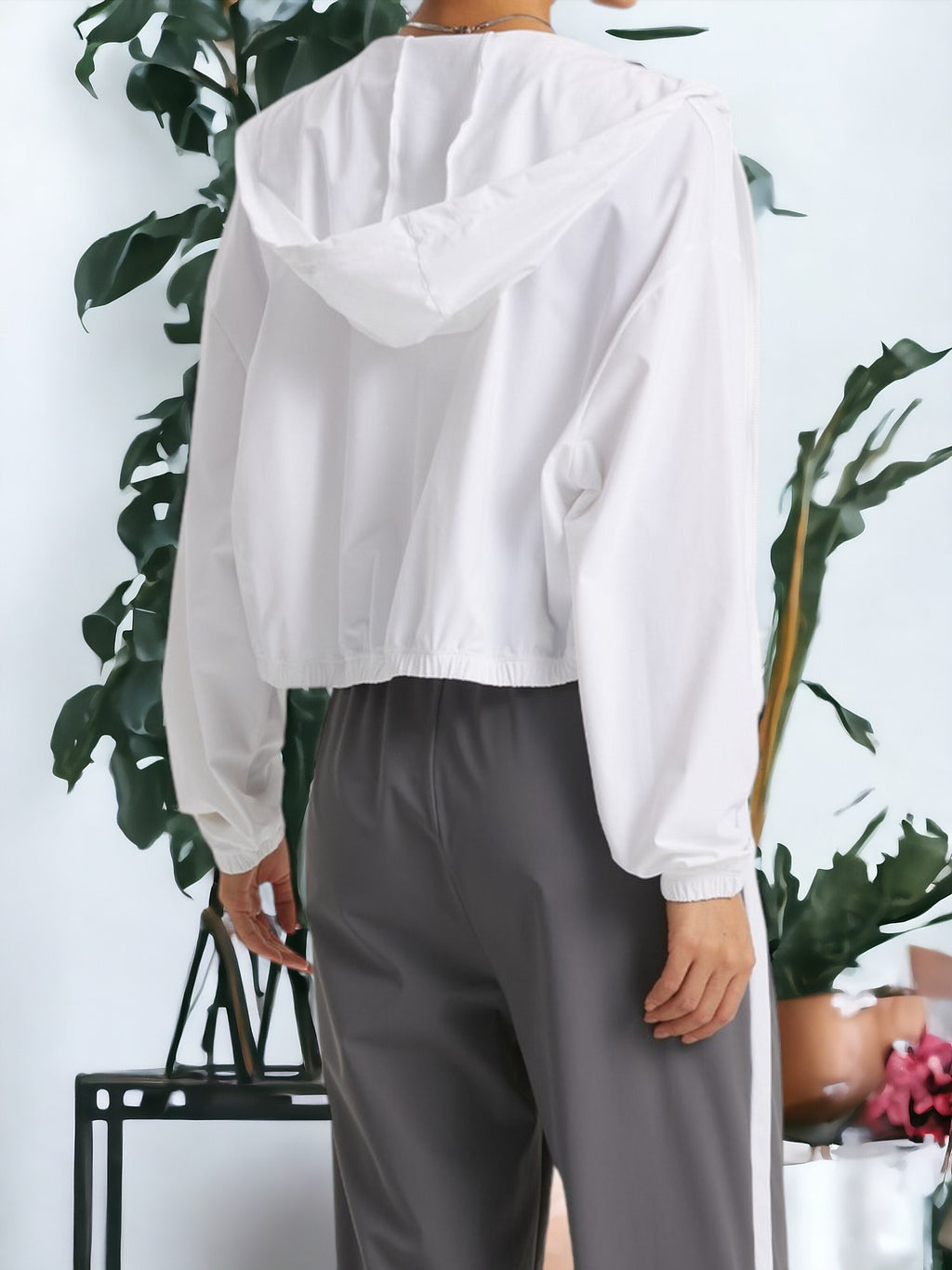 Chaqueta deportiva con capucha y protección solar para exteriores anti-UV para mujer