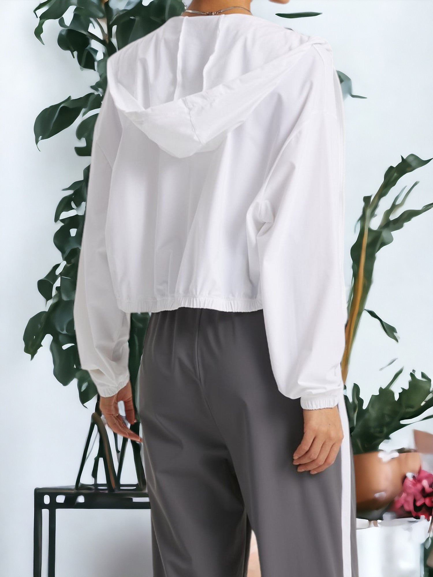 Chaqueta deportiva con capucha y protección solar para exteriores anti-UV para mujer