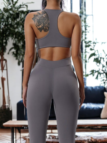 All-In-One Hip Lifting Running Jumpsuit