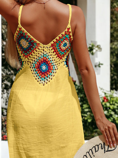Multicolor Crochet Pattern Dress
