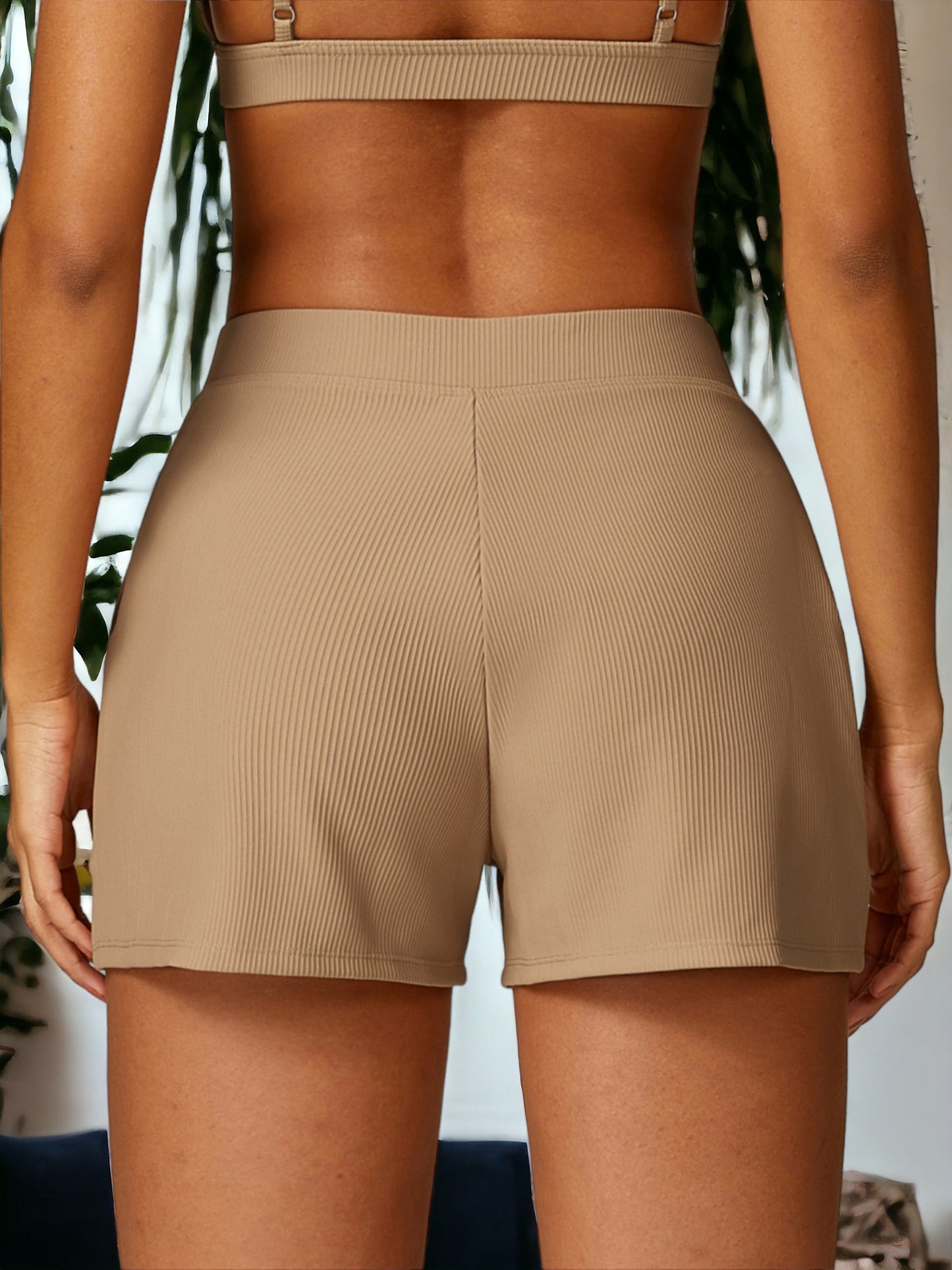 Threaded Quick-Drying  Running And Fitness Yoga Shorts