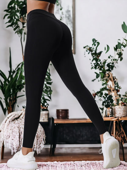 Pantalones de yoga de cintura alta que realzan los glúteos