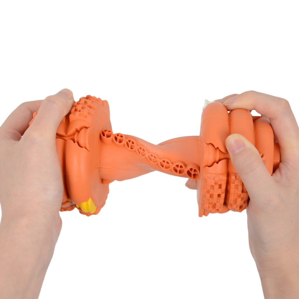Alilang Dog Chew Toys for Aggressive Chewers Tough Durable Indestructible Dumbbell Toy for Large Medium Dogs