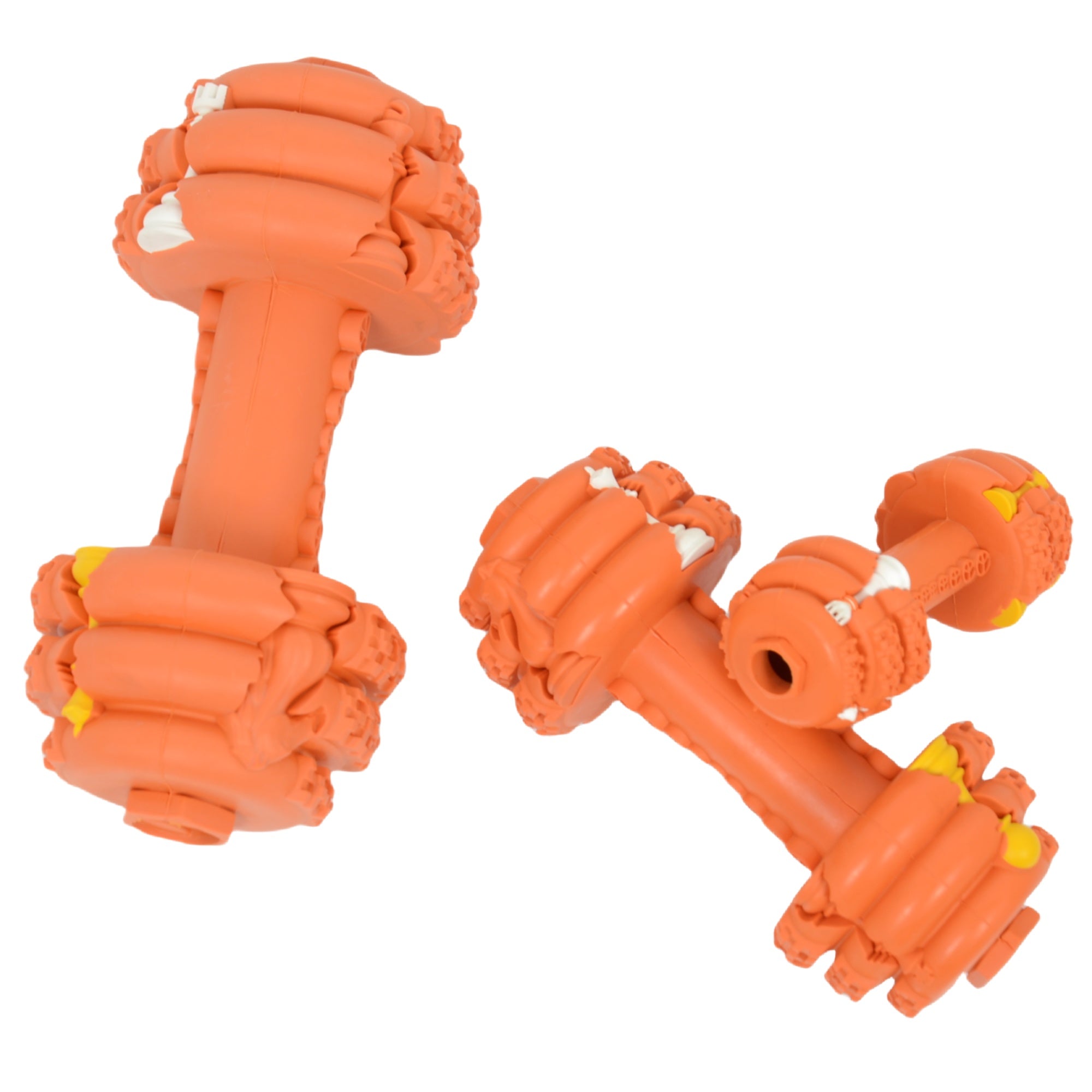 Alilang Dog Chew Toys for Aggressive Chewers Tough Durable Indestructible Dumbbell Toy for Large Medium Dogs