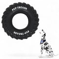 Alilang Durable Chew Tire Toy for Medium to Large Dogs - Interactive Rubber Design, Tough for Aggressive Chewers, 15cm Diameter