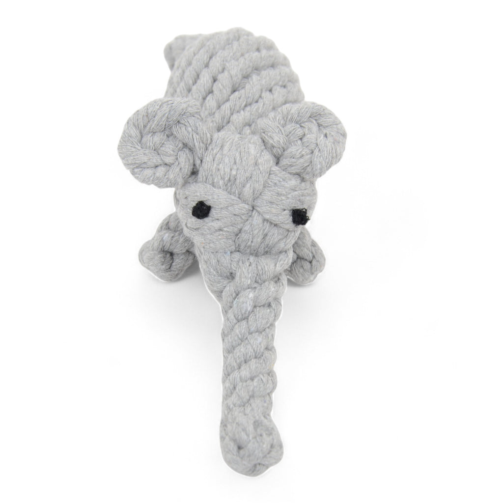 Durable Dog Rope Chew Toy for Interactive Play, Fun for Small to Medium Dogs, Elephant Design