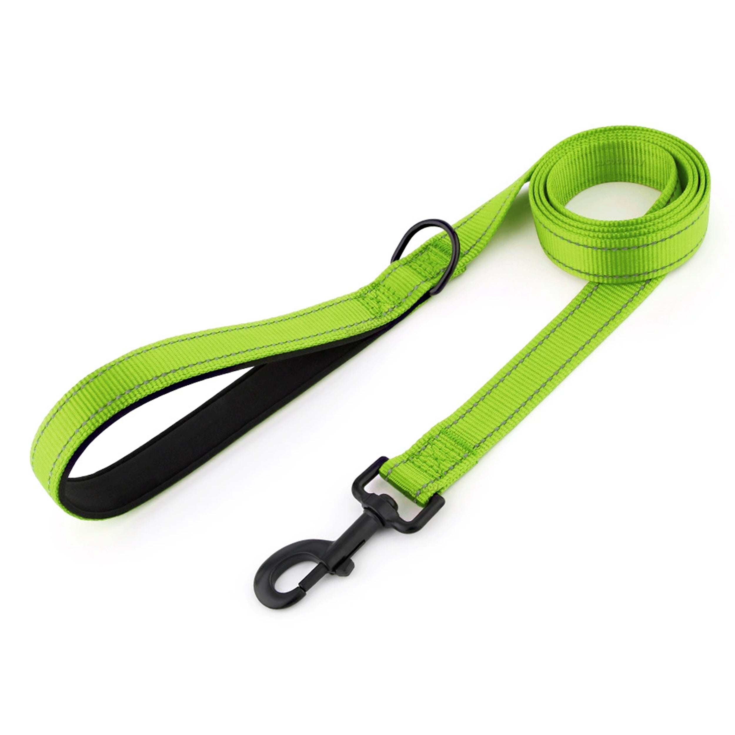 Anna-Kaci Dog Leash Comfort Reflective Nylon Pet Training Leash with Padded Handle 4ft and 5ft