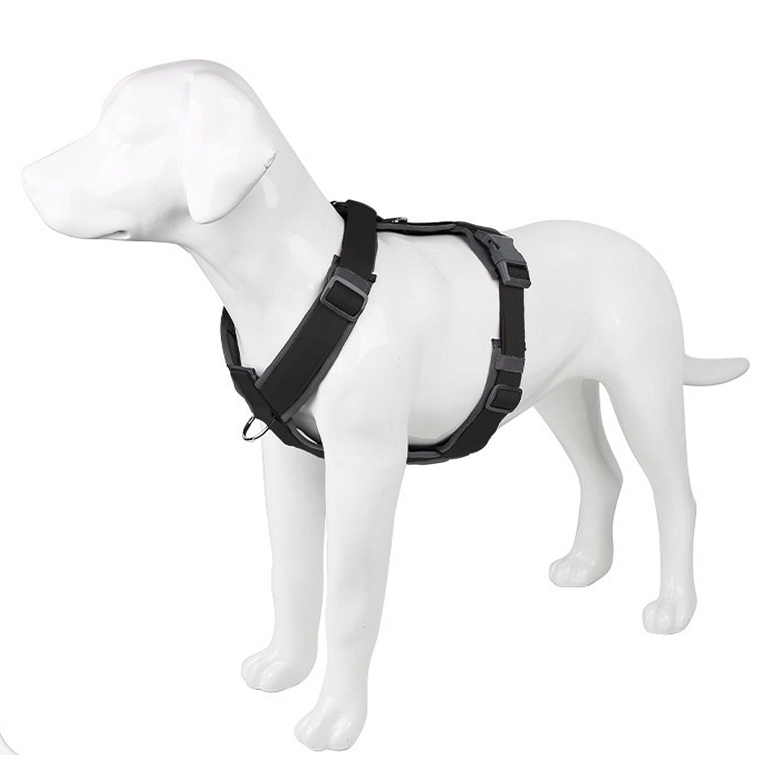 Anna-Kaci No Pull Dog Harness Reflective Adjustable Soft Padded Step-In Pet Harness for All Breeds