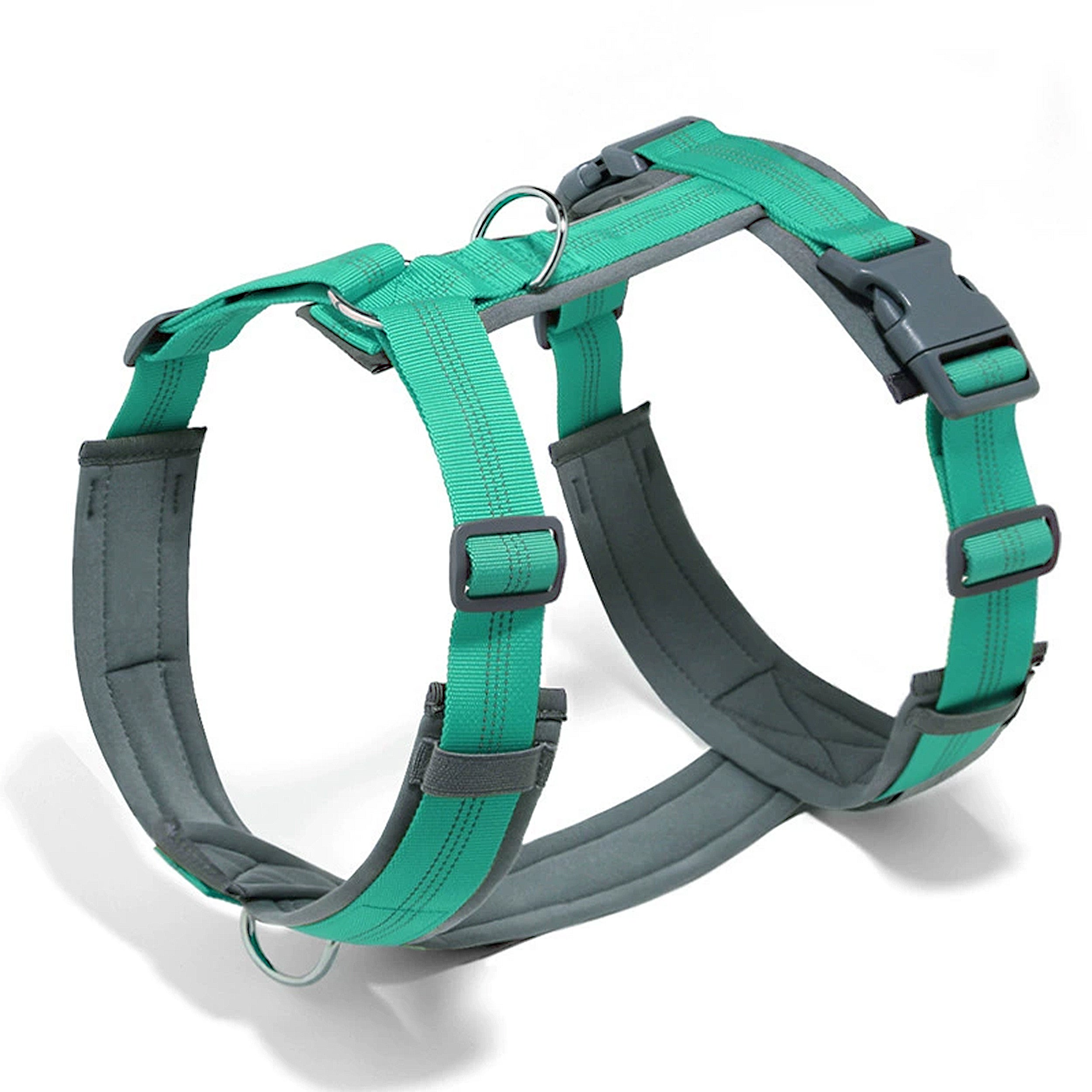 Anna-Kaci No Pull Dog Harness Reflective Adjustable Soft Padded Step-In Pet Harness for All Breeds
