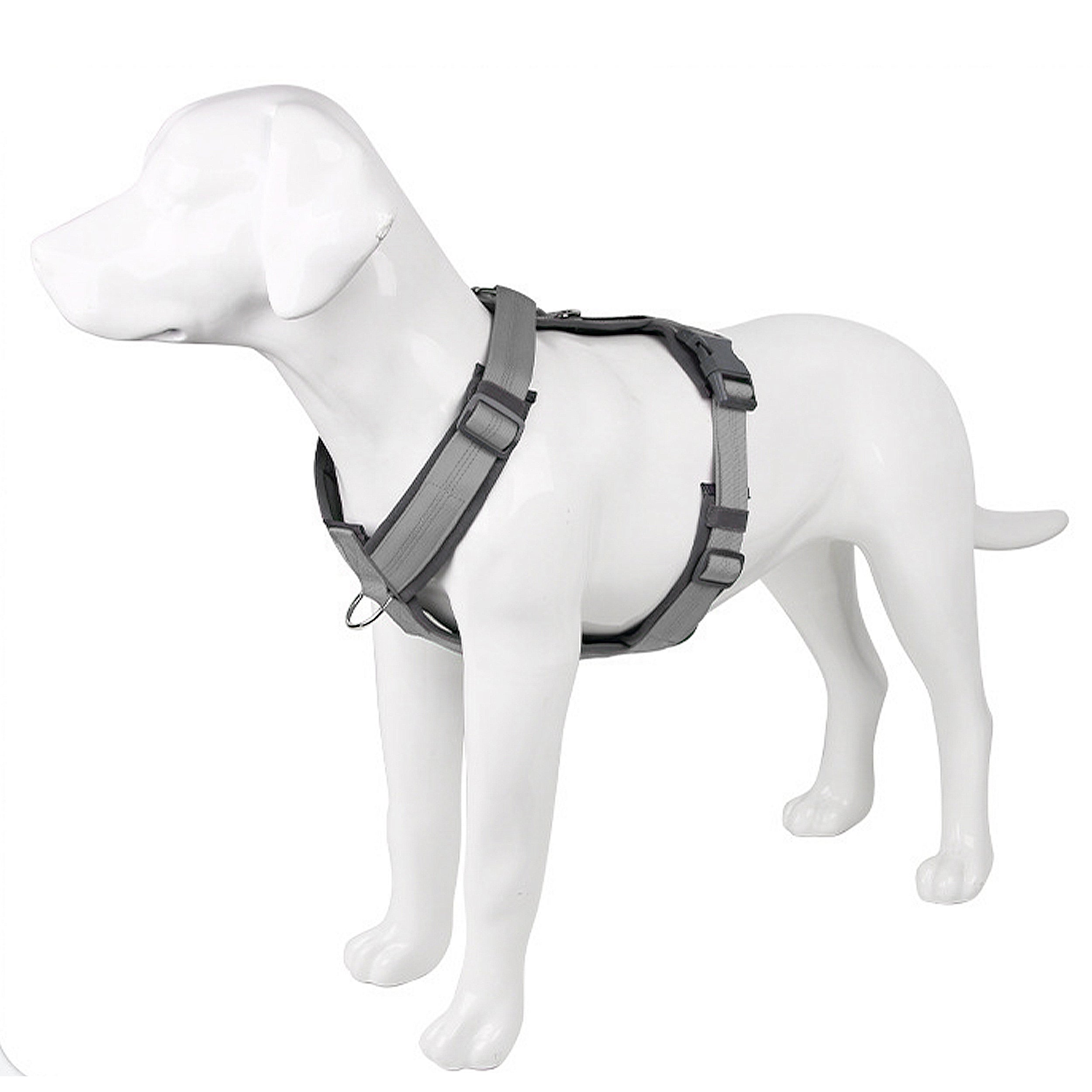 Anna-Kaci No Pull Dog Harness Reflective Adjustable Soft Padded Step-In Pet Harness for All Breeds