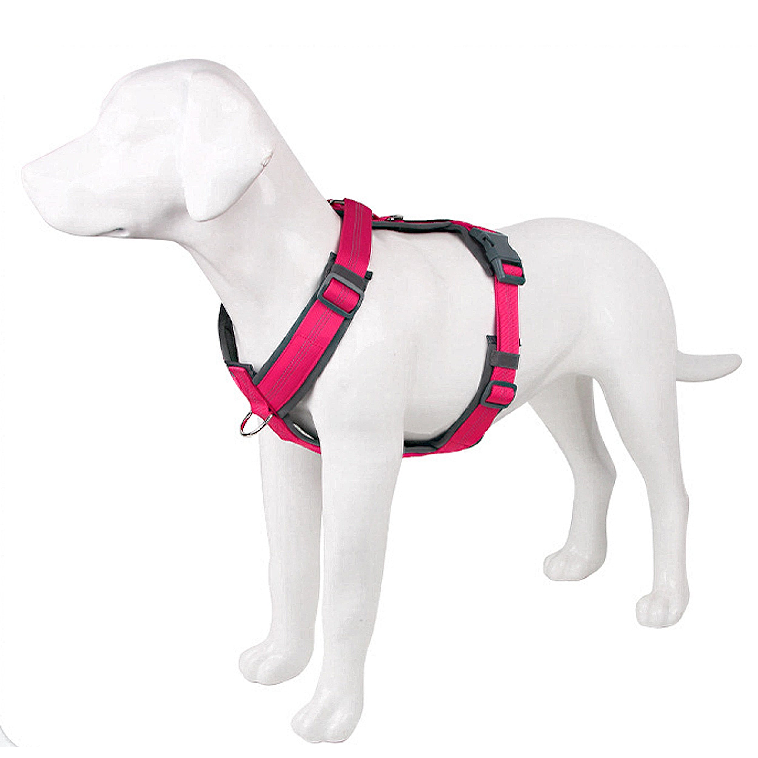 Anna-Kaci No Pull Dog Harness Reflective Adjustable Soft Padded Step-In Pet Harness for All Breeds