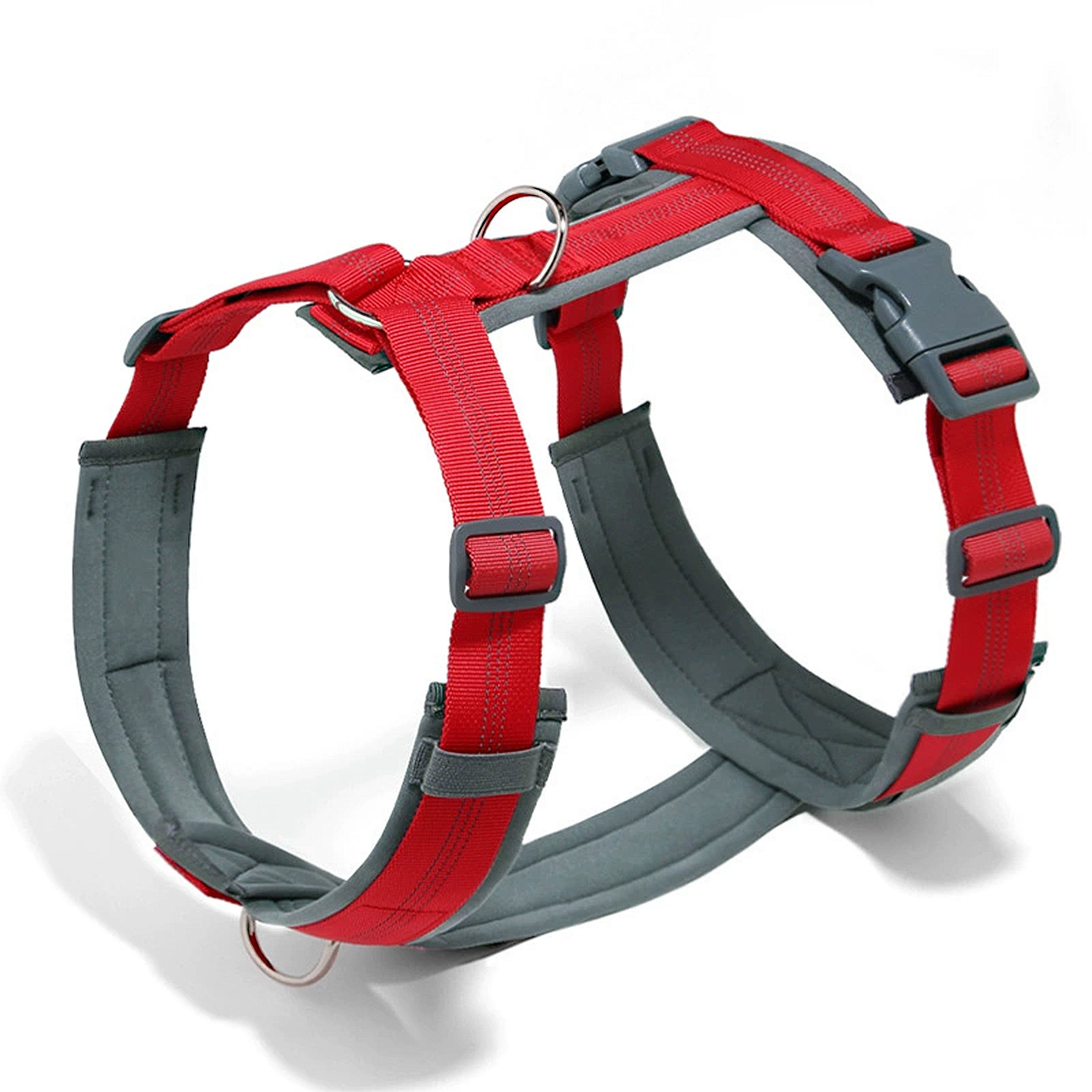Anna-Kaci No Pull Dog Harness Reflective Adjustable Soft Padded Step-In Pet Harness for All Breeds
