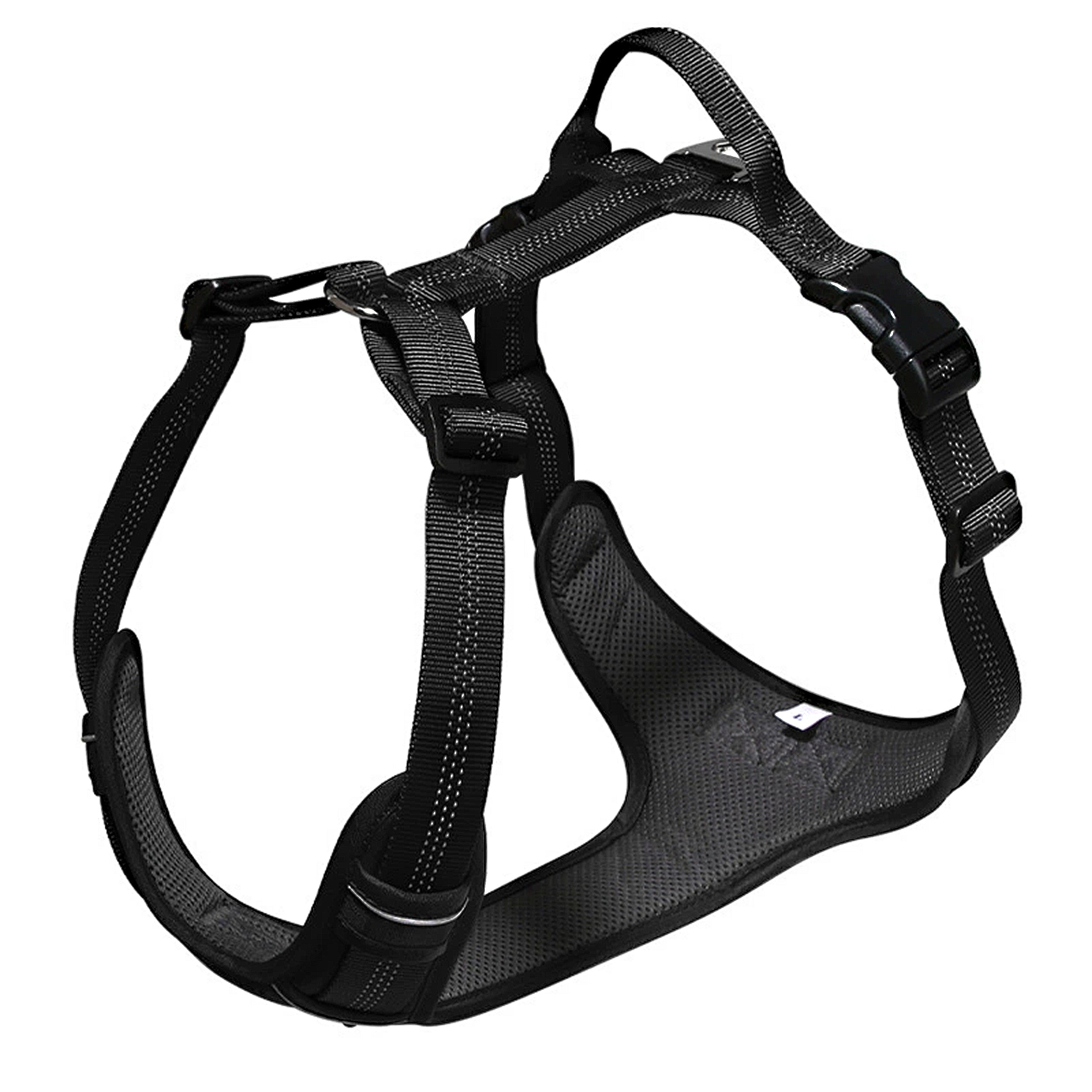Anna-Kaci No Pull Dog Harness Reflective Adjustable Breathable Mesh Padded Pet Harness for All Breeds