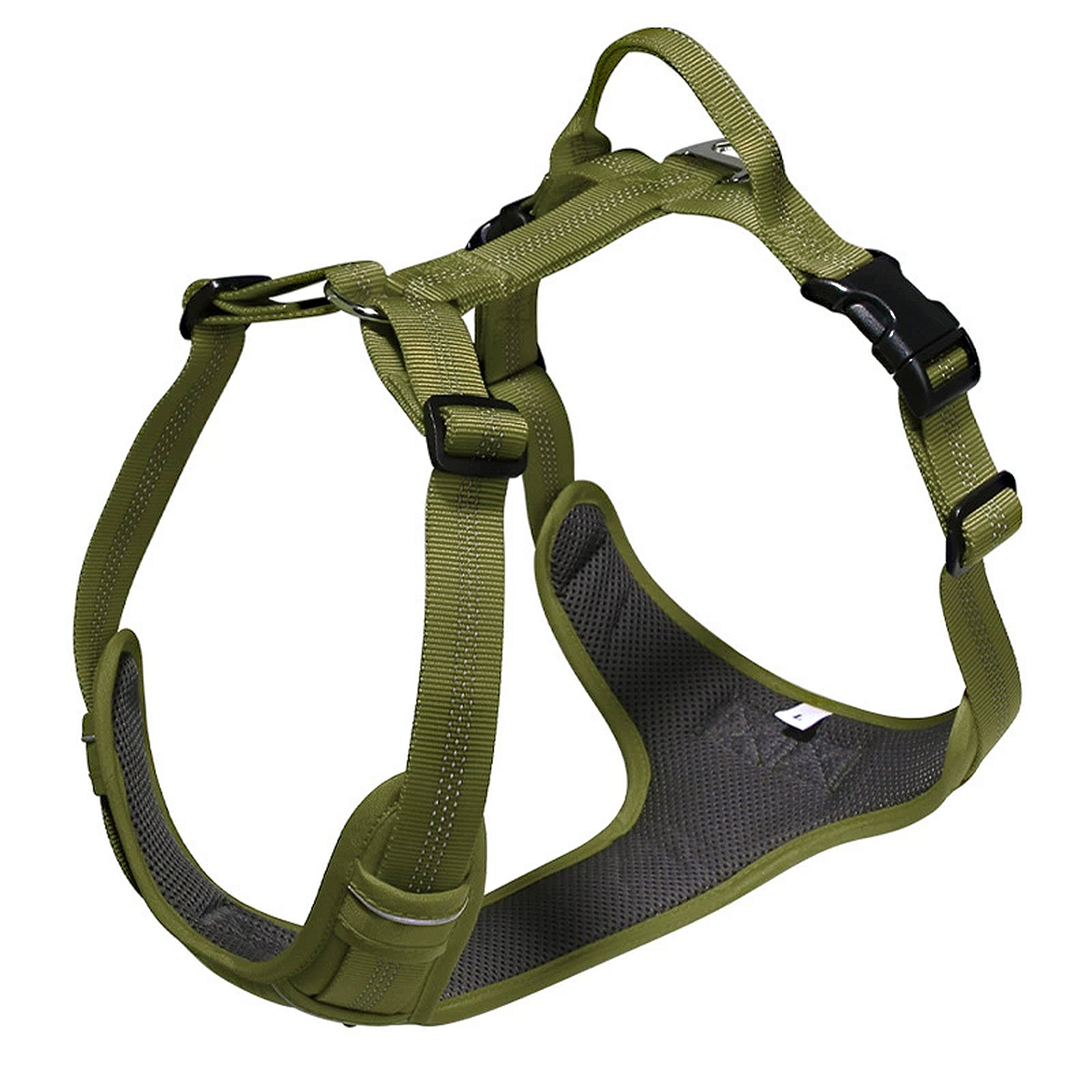 Anna-Kaci No Pull Dog Harness Reflective Adjustable Breathable Mesh Padded Pet Harness for All Breeds