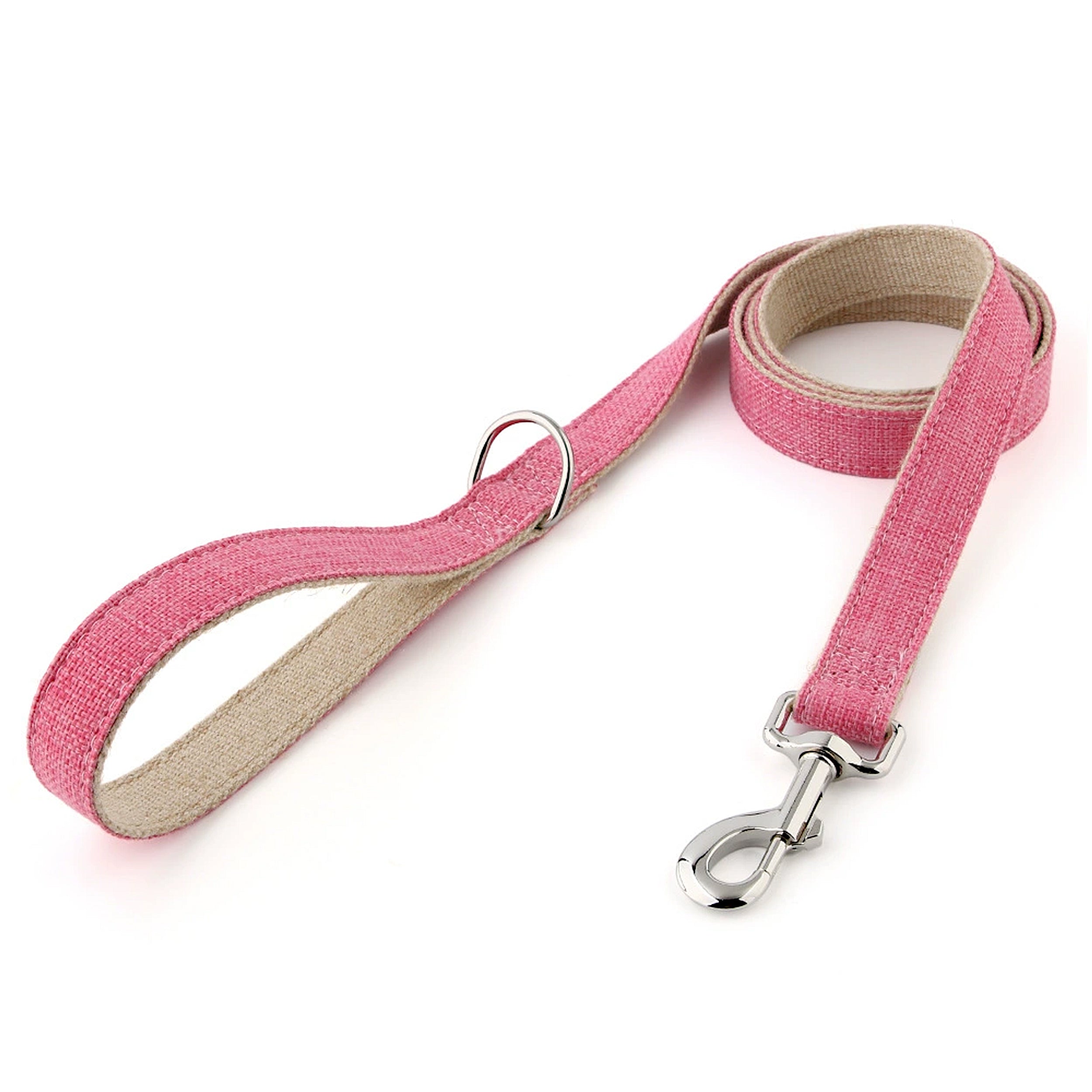 Anna-Kaci Dog Leash Lightweight Soft Comfort Cotton-Linen Pet Training Leash 4ft and 5ft