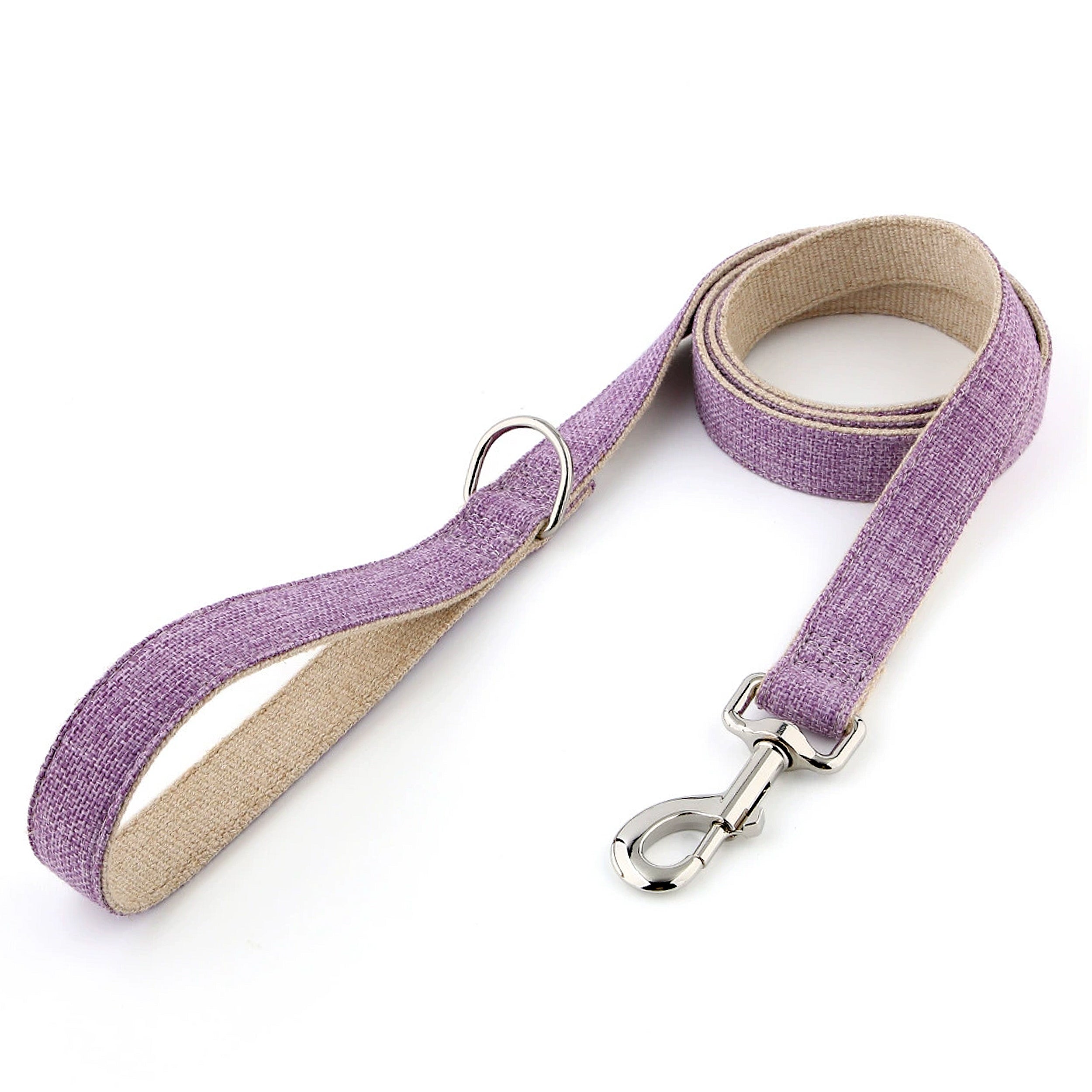 Anna-Kaci Dog Leash Lightweight Soft Comfort Cotton-Linen Pet Training Leash 4ft and 5ft