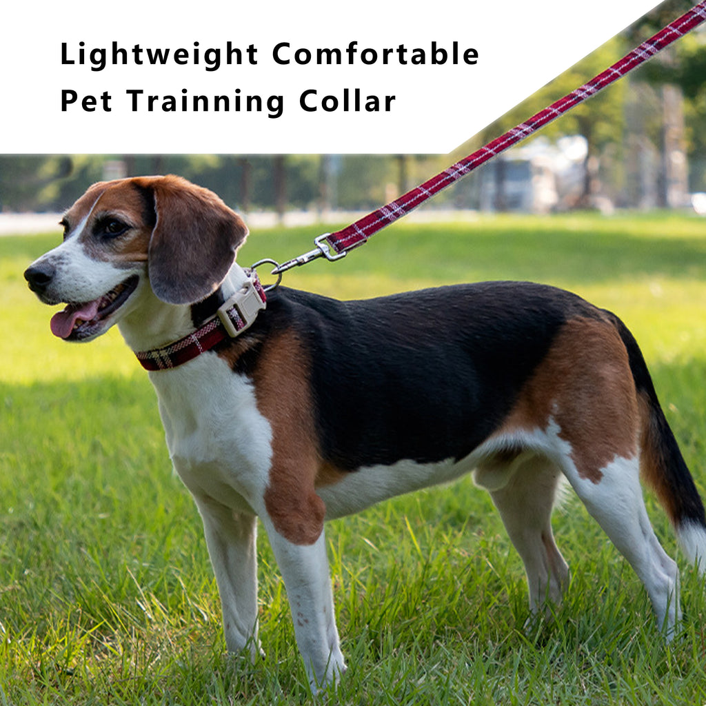Anna-Kaci Dog Collar Adjustable Lightweight Comfort Cotton-Linen Pet Collars for All Breeds