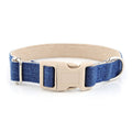 Anna-Kaci Dog Collar Adjustable Lightweight Comfort Cotton-Linen Pet Collars for All Breeds