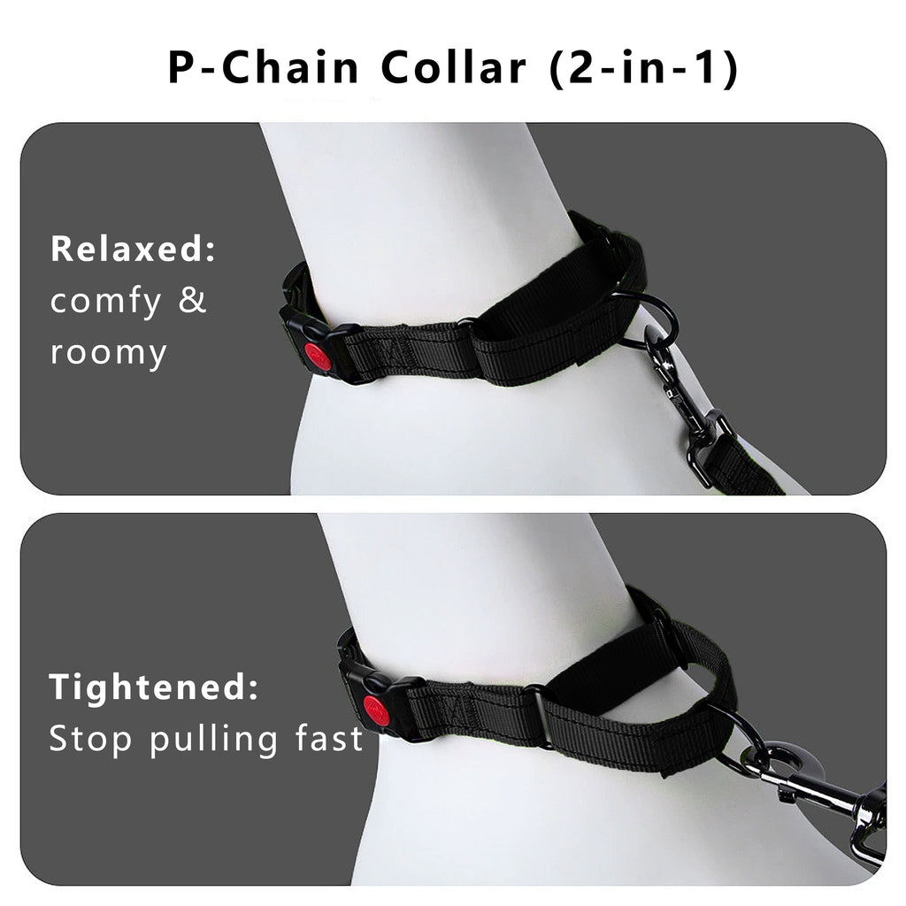 Anna-Kaci Dog Collar Adjustable Reflective Comfort Nylon Pet Collars for All Breeds