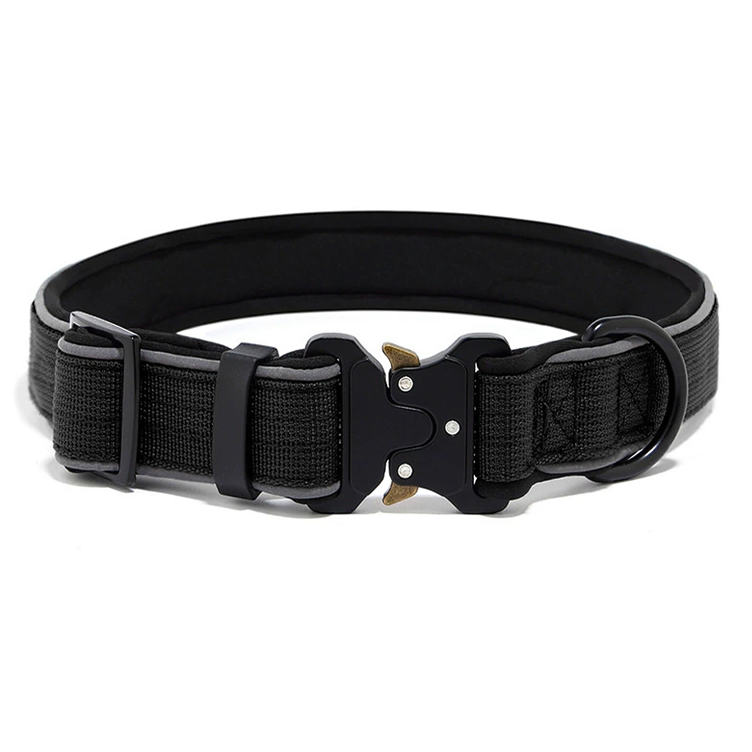 Anna-Kaci Dog Collar Reflective Comfort Padded Adjustable Adventure Nylon Pet Collars for All Breeds