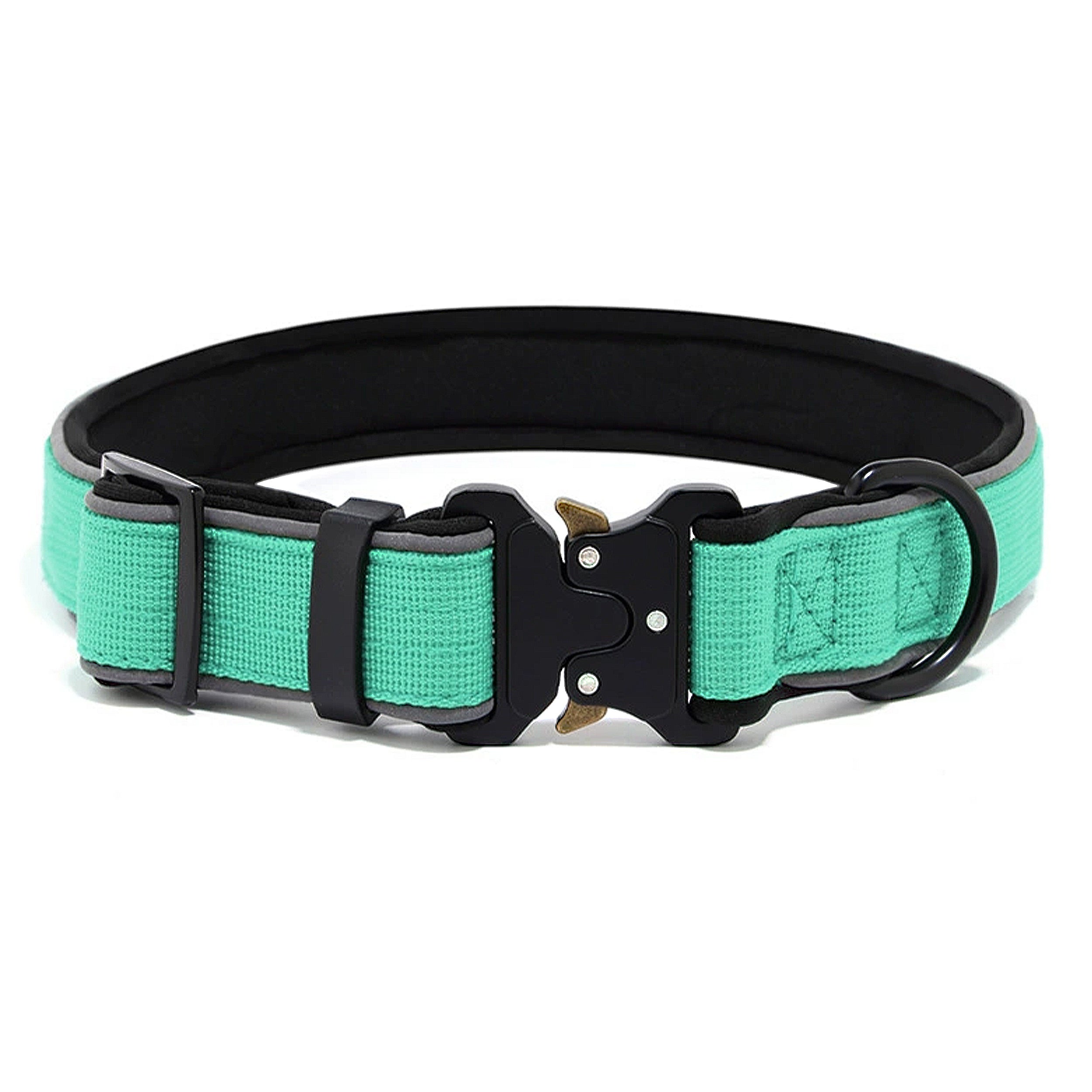 Anna-Kaci Dog Collar Reflective Comfort Padded Adjustable Adventure Nylon Pet Collars for All Breeds