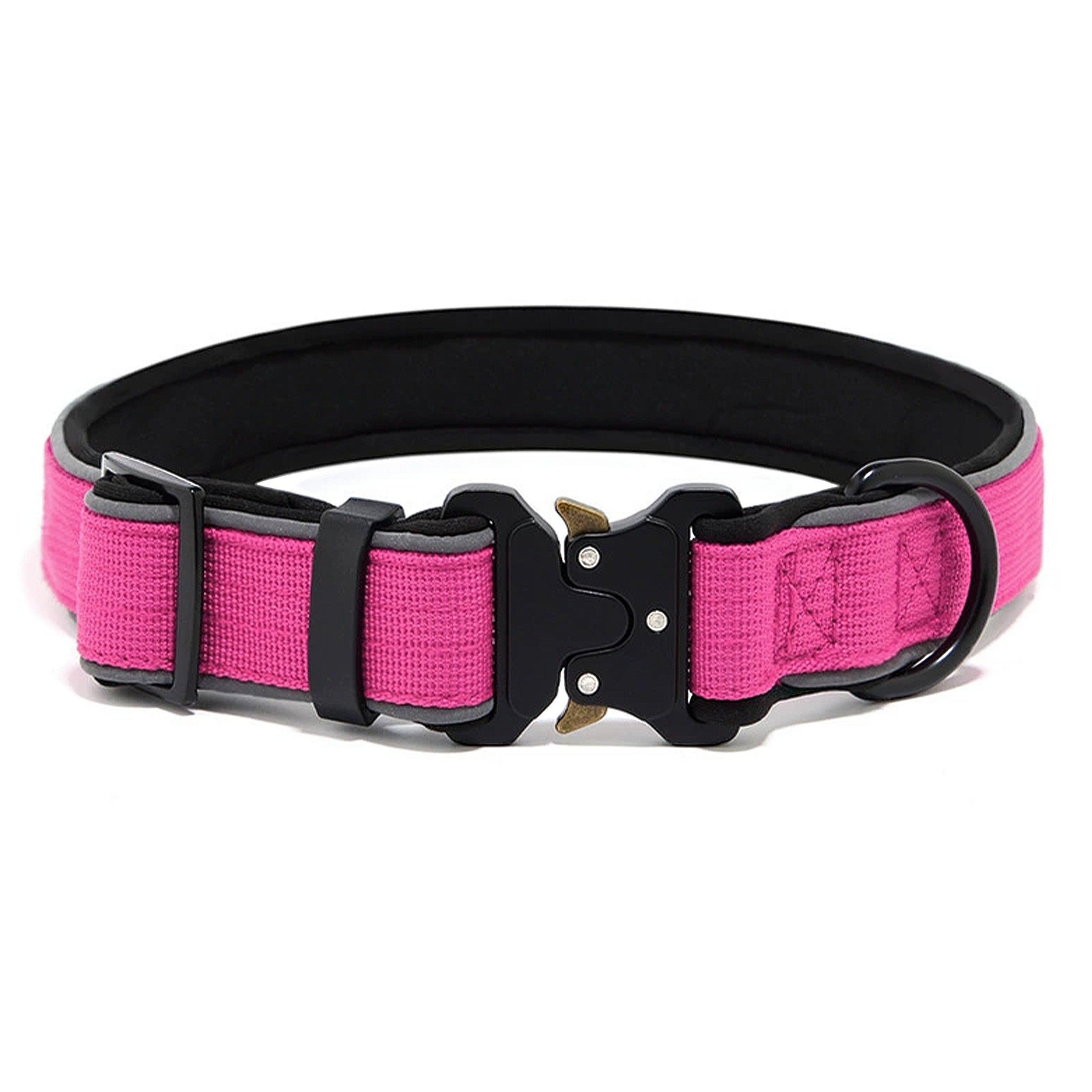 Anna-Kaci Dog Collar Reflective Comfort Padded Adjustable Adventure Nylon Pet Collars for All Breeds
