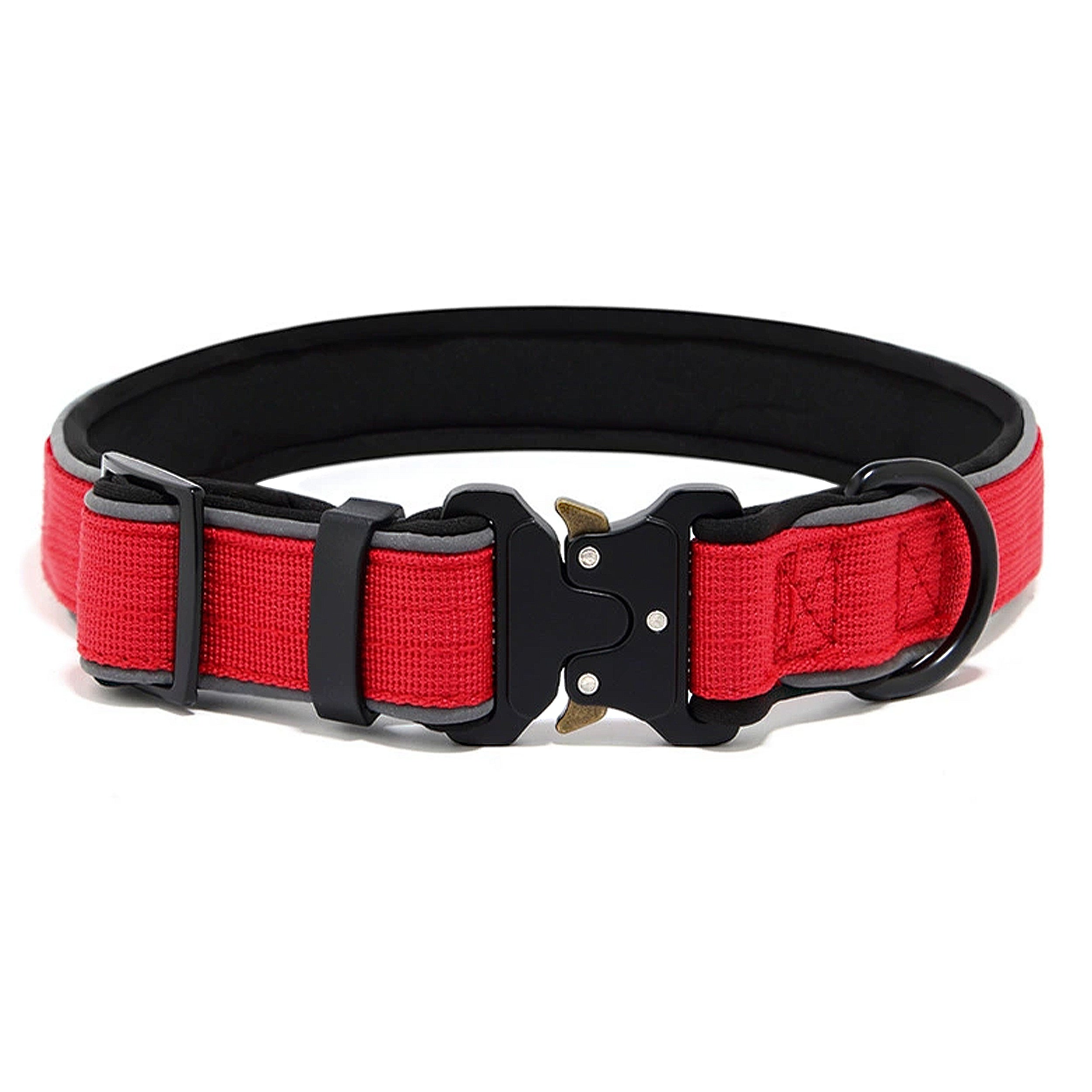 Anna-Kaci Dog Collar Reflective Comfort Padded Adjustable Adventure Nylon Pet Collars for All Breeds