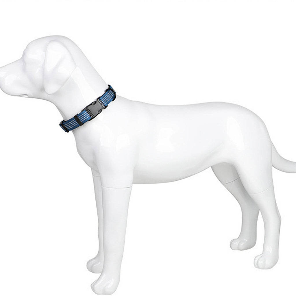 Anna-Kaci Dog Collar Reflective Soft Padded Adjustable Comfort Nylon Collars for All Breeds