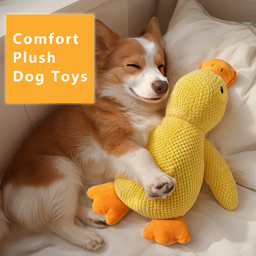 Anna-Kaci Plush Dog Chew Toys, Squeaky Pet Toys, Stuffed Comfort Dog Toys, Interactive Tug of War Puppy Toys