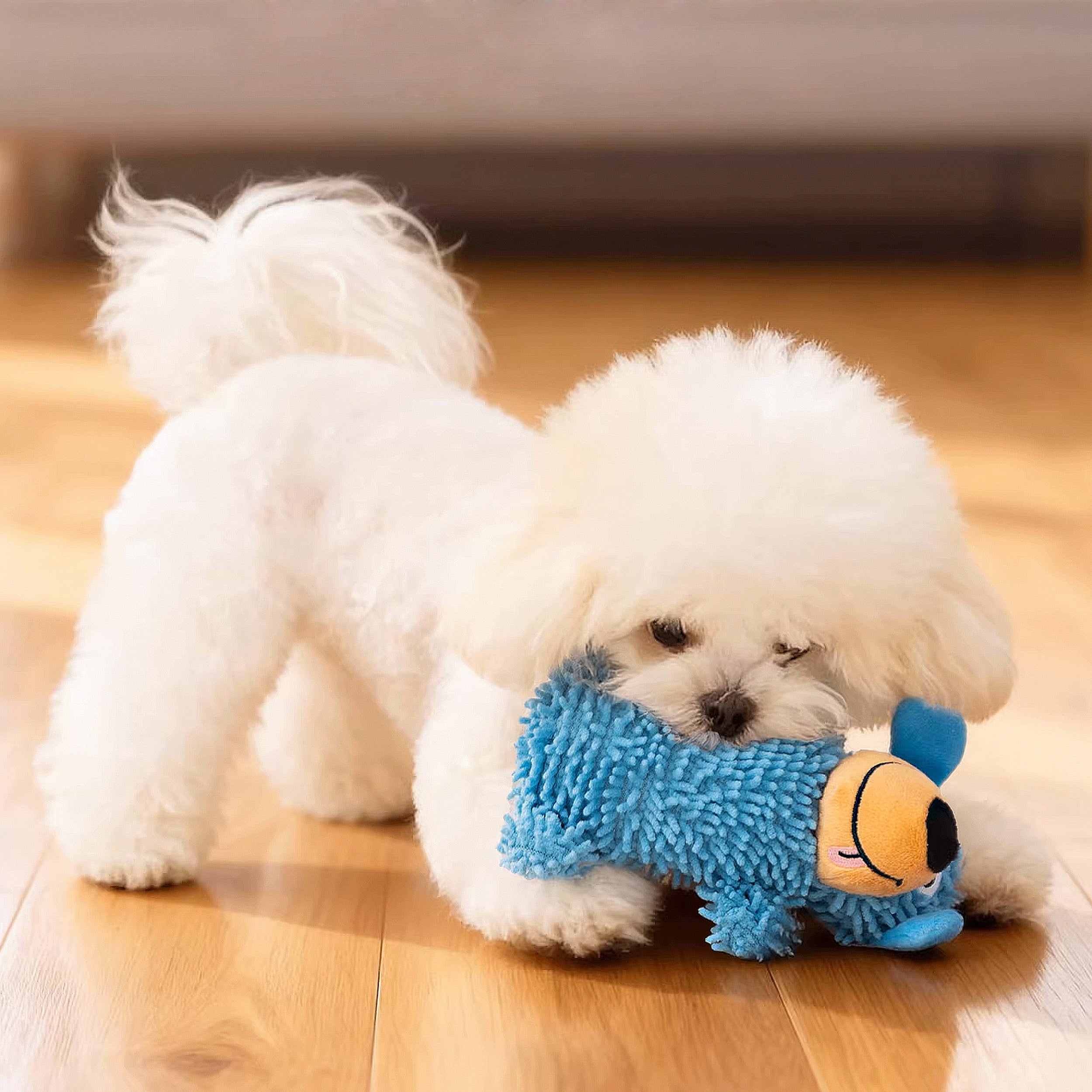 Anna-Kaci Dog Squeaky Toy, Plush Dog Chew Toys for Interactive Pet Training, Puppy Teething Chewing