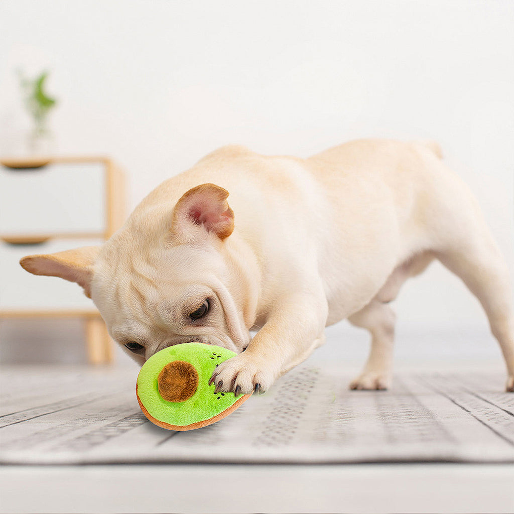Anna-Kaci Interactive Dog Plush Squeaky Chew Toys for Pet Training, Puppy Teeth Cleaning